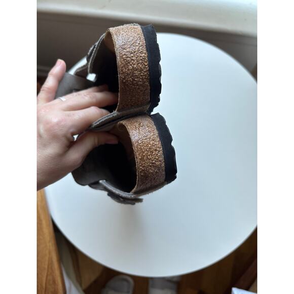 Birkenstock Boston Suede Embossed Dotted Stone Coin - Picture 6 of 6